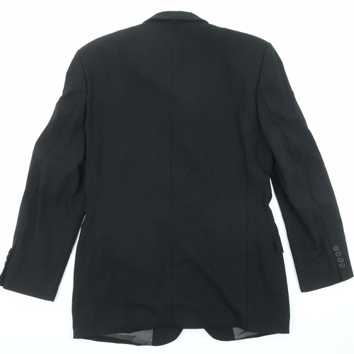 Ted Baker Mens Black Wool Jacket Suit Jacket Size 36 Regular