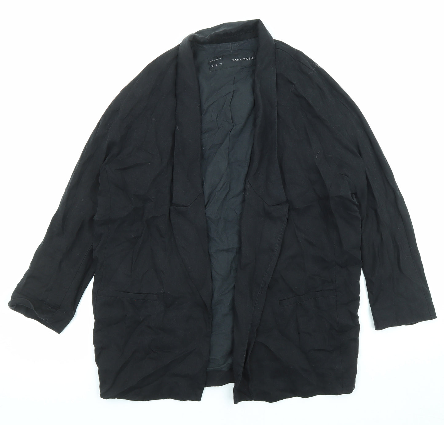 Zara Womens Black Jacket Blazer Size M