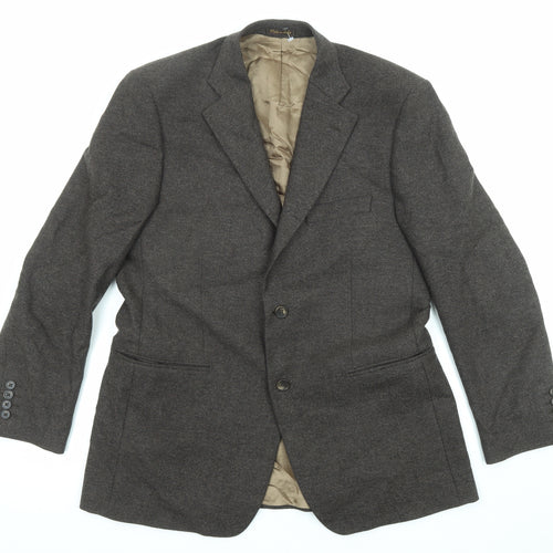 Marks and Spencer Mens Brown Wool Jacket Suit Jacket Size 40 Regular
