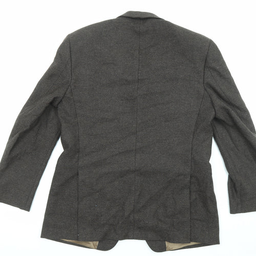 Marks and Spencer Mens Brown Wool Jacket Suit Jacket Size 40 Regular