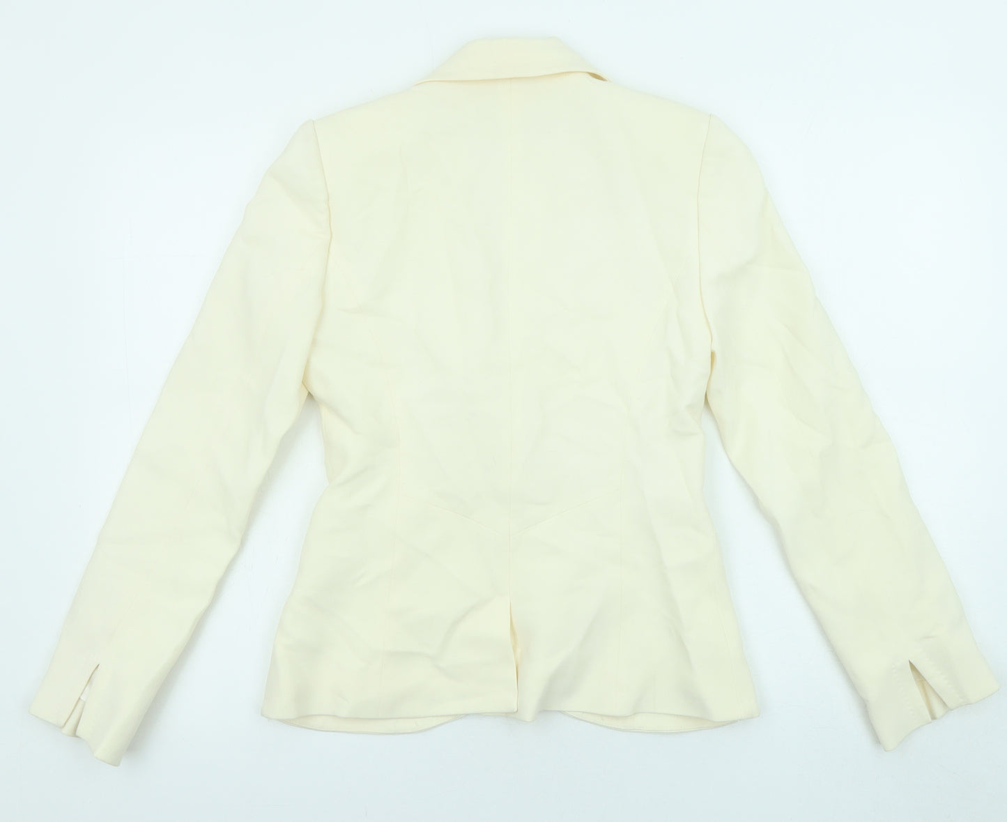 Coast Womens Ivory Jacket Blazer Size 8 Button