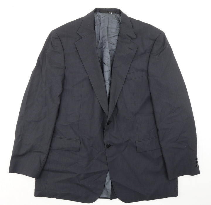 Marks and Spencer Mens Grey Wool Jacket Suit Jacket Size 44 Regular