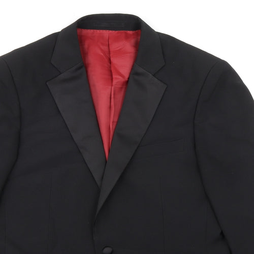 Charlton Gray Mens Grey Polyester Tuxedo Suit Jacket Size 40 Regular