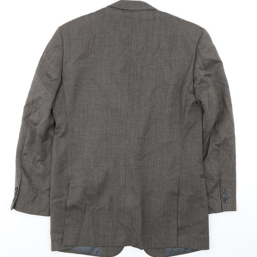 Skopes Mens Grey Polyester Jacket Suit Jacket Size 38 Regular