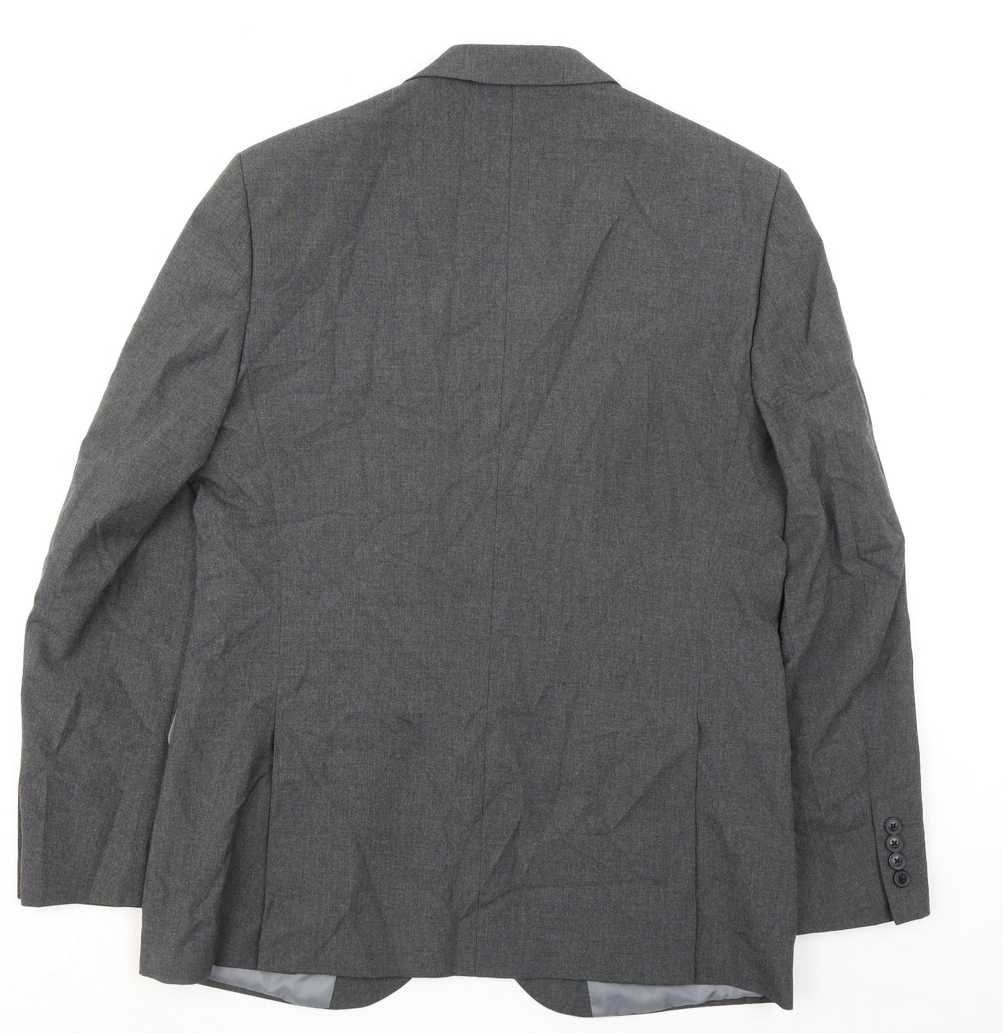 Marks and Spencer Mens Grey Polyester Jacket Suit Jacket Size 40 Regular