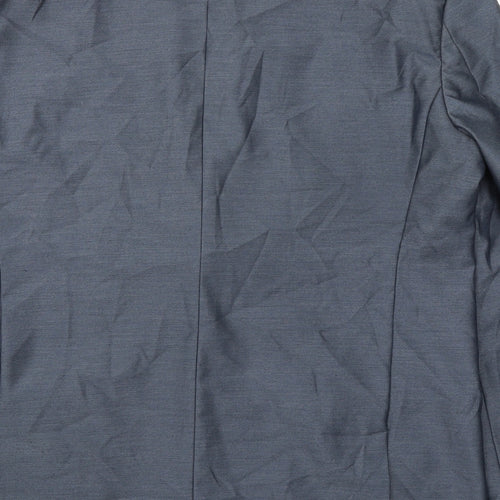 Vouet Homme Mens Blue Polyester Jacket Suit Jacket Size 46 Regular