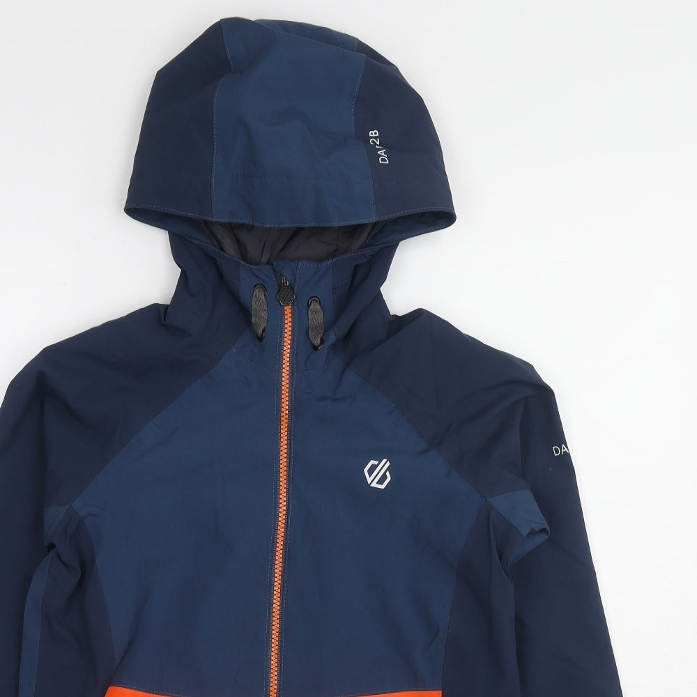 Dare 2B Boys Blue Basic Coat Coat Size 13 Years Zip