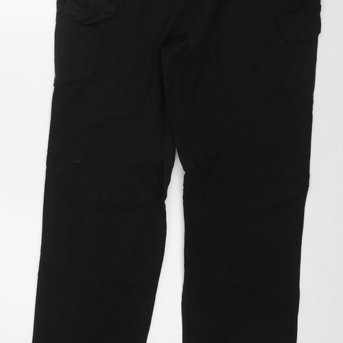 Archon Tactical Mens Black Cotton Straight Jeans Size 2XL L30 in Regular Zip