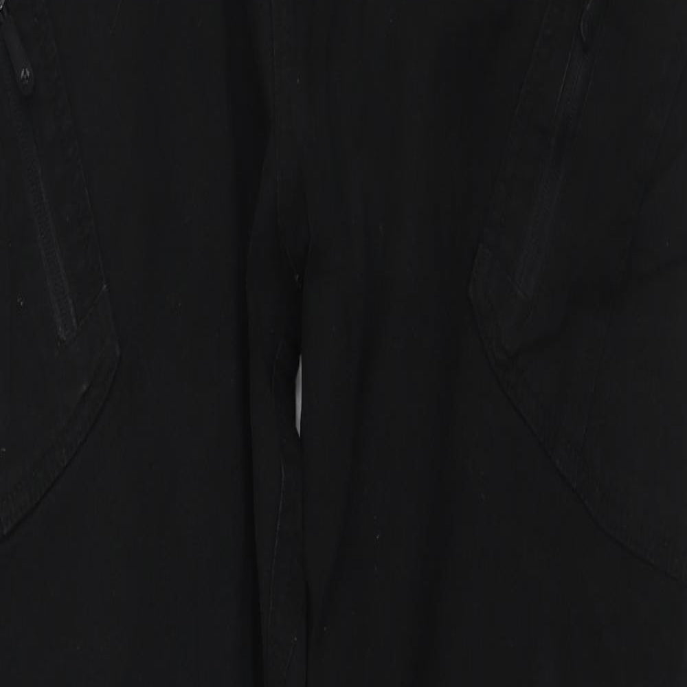 Archon Tactical Mens Black Cotton Straight Jeans Size 2XL L30 in Regular Zip