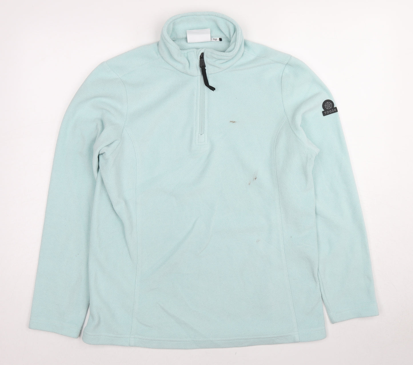 TOG24 Womens Blue Polyester Pullover Sweatshirt Size 12 Pullover