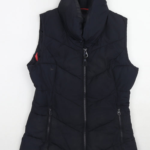 Joules Womens Blue Gilet Jacket Size 8 Zip