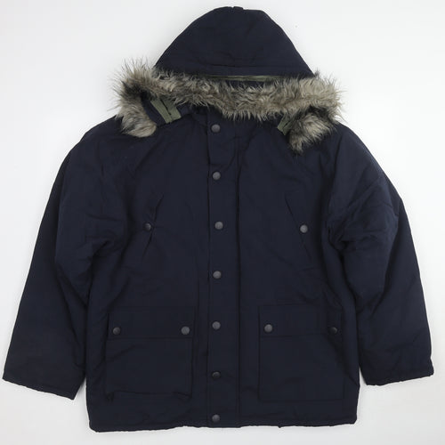 Duke Womens Blue Jacket Size L Zip