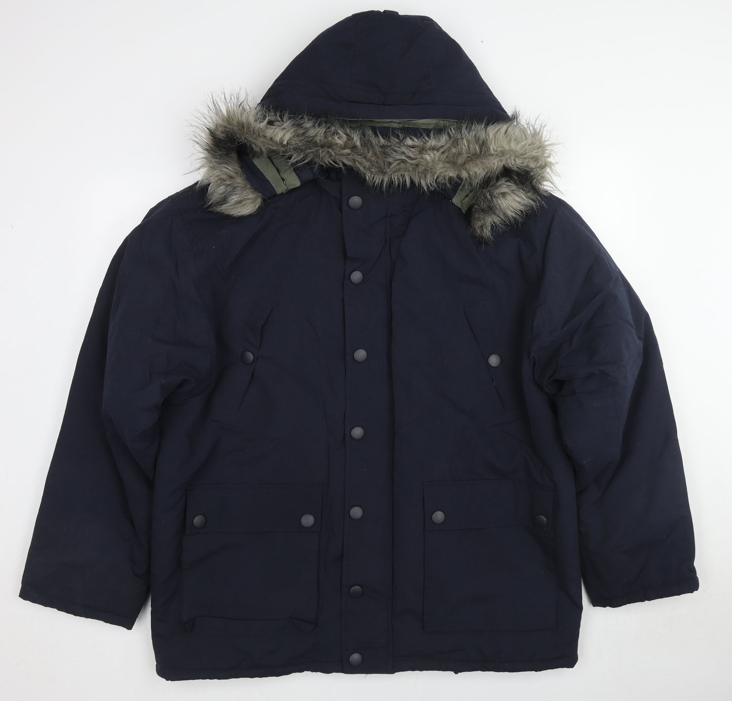 Duke Womens Blue Jacket Size L Zip