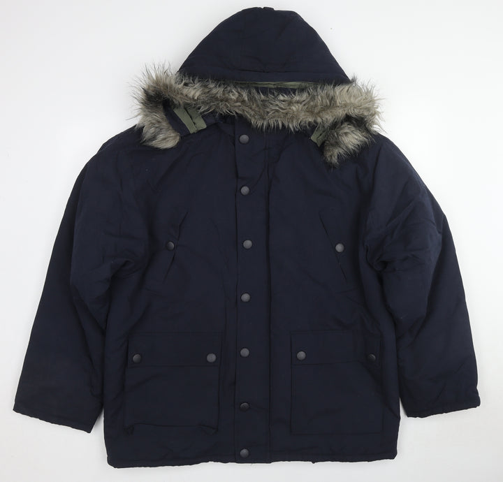 Duke Womens Blue Jacket Size L Zip