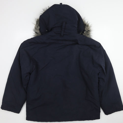 Duke Womens Blue Jacket Size L Zip