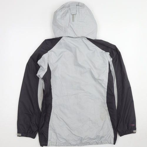 Regatta Womens Grey Windbreaker Jacket Size 12 Zip