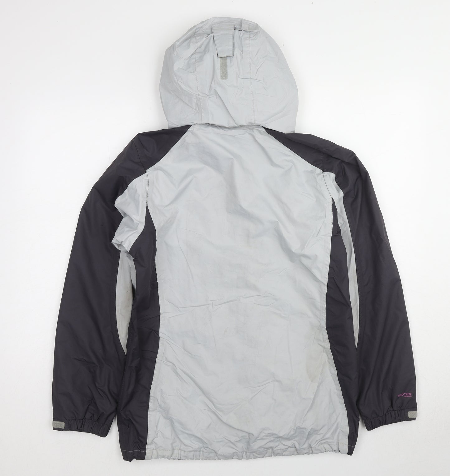 Regatta Womens Grey Windbreaker Jacket Size 12 Zip