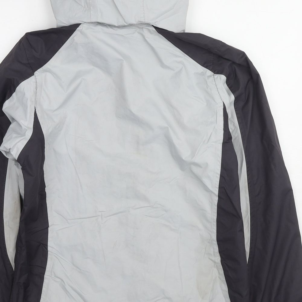 Regatta Womens Grey Windbreaker Jacket Size 12 Zip