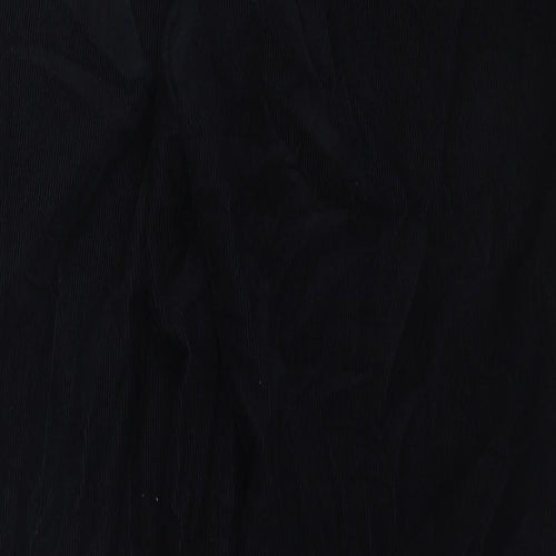 Meyer Mens Blue Cotton Trousers Size 42 in L30 in Regular Zip