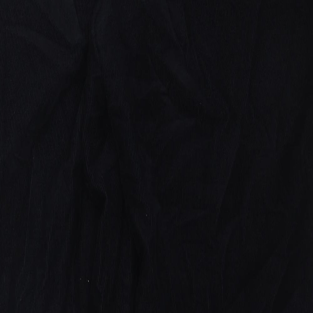 Meyer Mens Blue Cotton Trousers Size 42 in L30 in Regular Zip