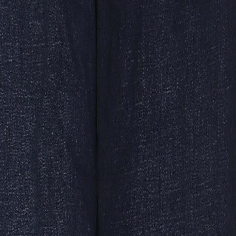 NEXT Womens Blue Cotton Straight Jeans Size 12 L29 in Regular Zip