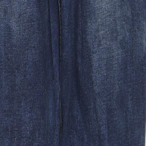 Studio Womens Blue Cotton Skinny Jeans Size 10 L28 in Regular Zip