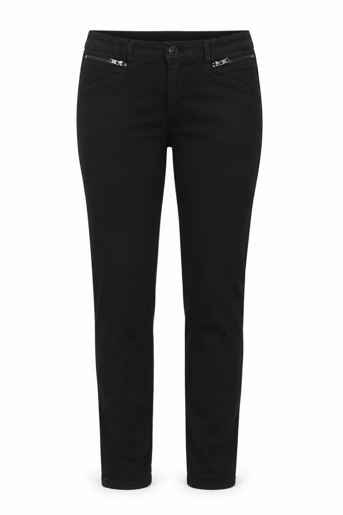 NEXT Womens Black Cotton Skinny Jeans Size 12 L30 in Regular Zip