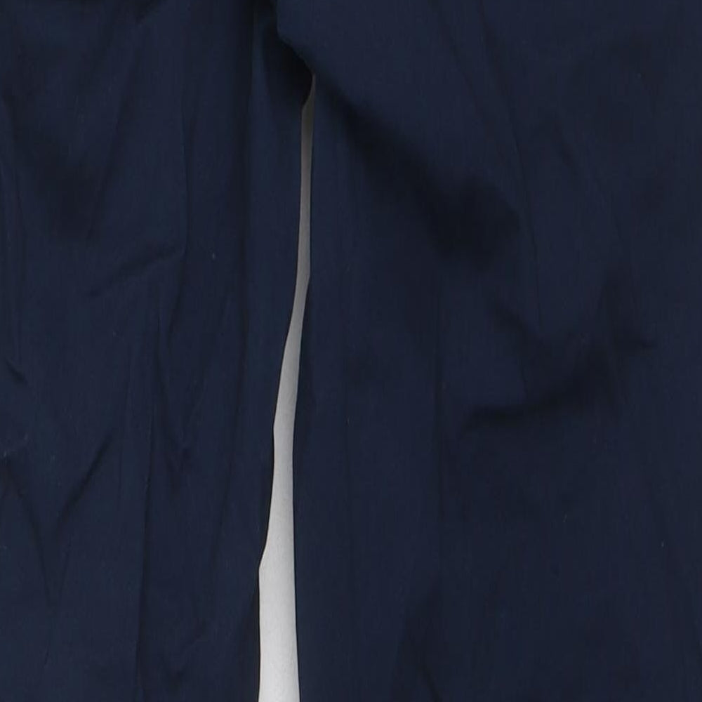 Uniqlo Womens Blue Cotton Straight Jeans Size S L28 in Regular Zip