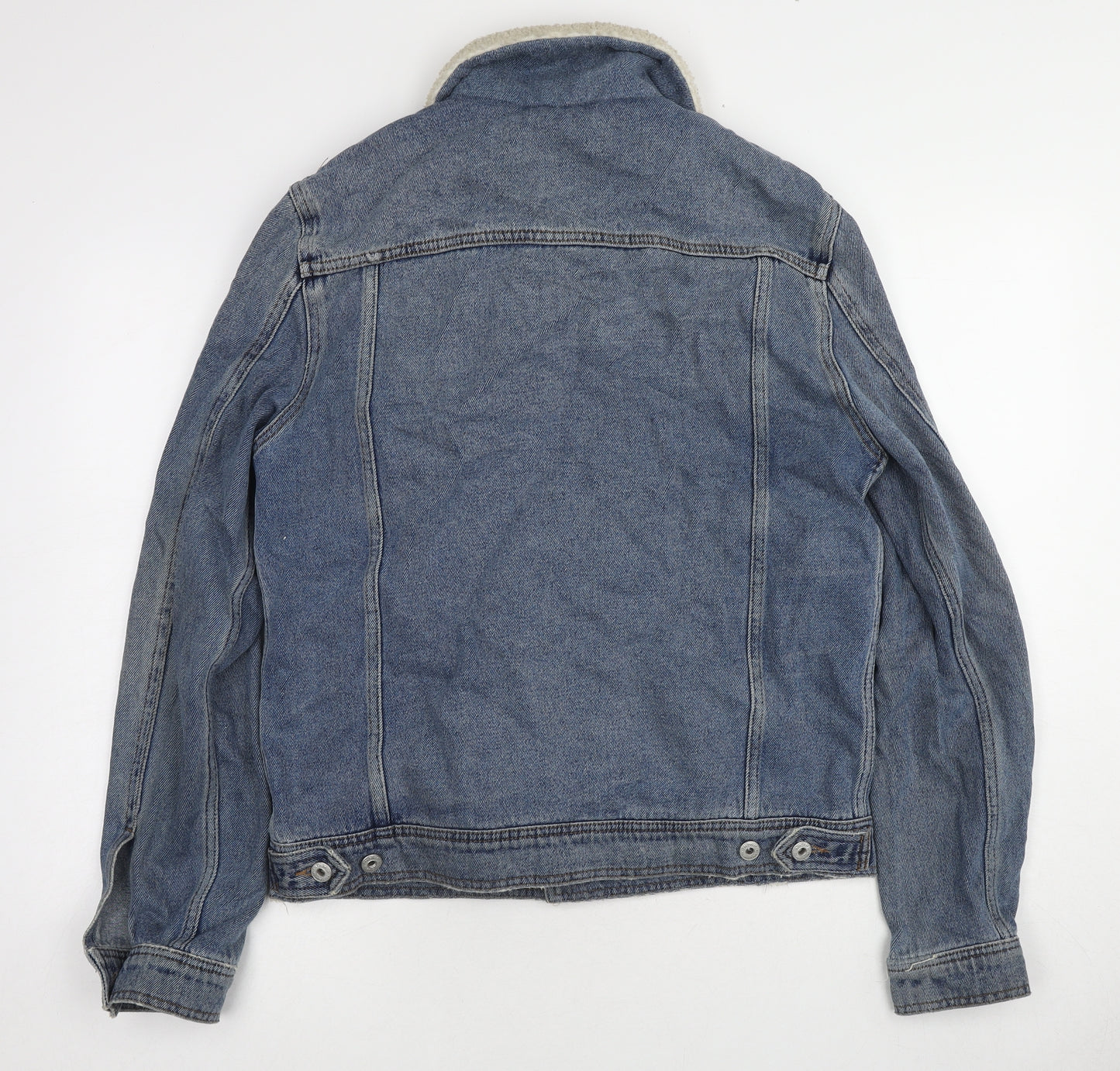 Topman Mens Blue Jacket Size M Button