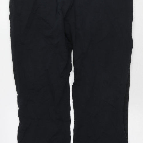 Autograph Mens Black Cotton Straight Jeans Size 36 in L29 in Regular Zip