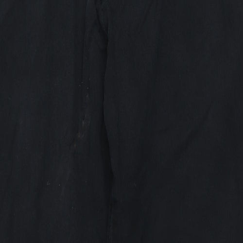 Autograph Mens Black Cotton Straight Jeans Size 36 in L29 in Regular Zip