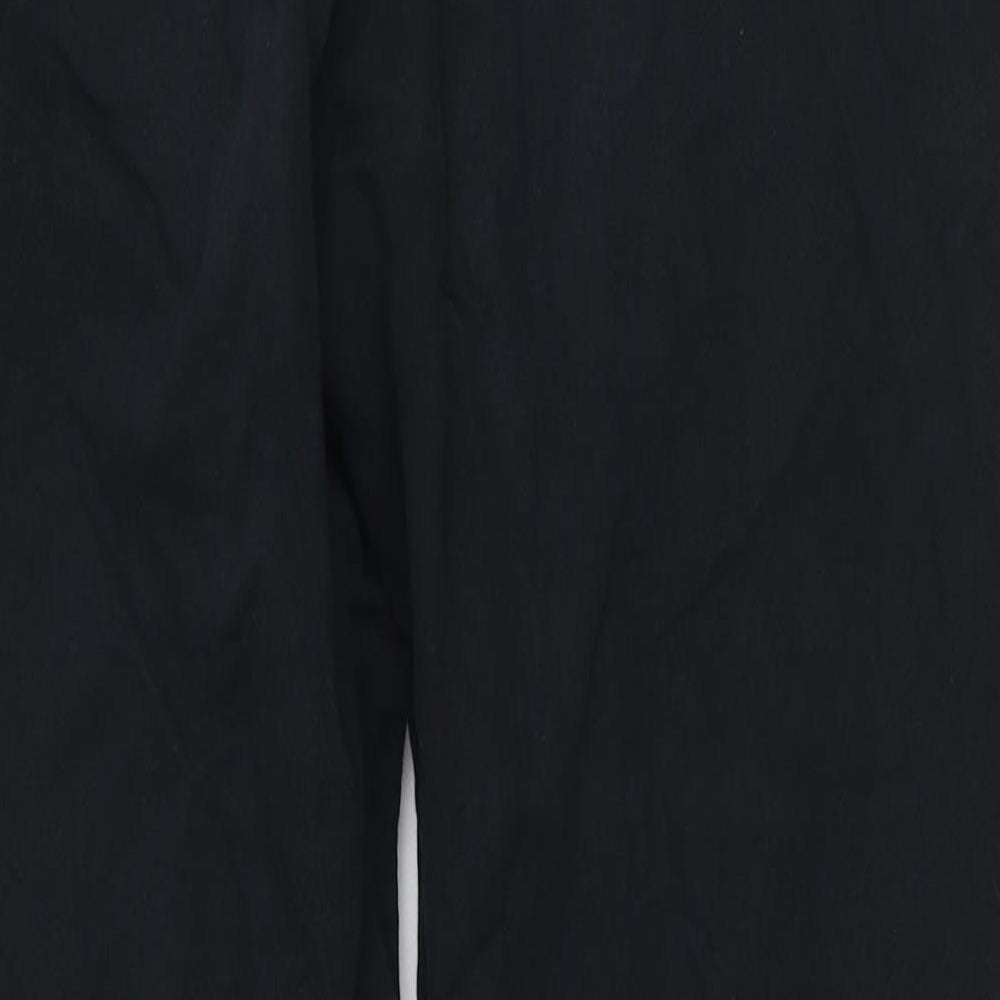 Autograph Mens Black Cotton Straight Jeans Size 36 in L29 in Regular Zip