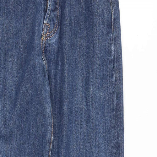 Levi's Mens Blue Cotton Tapered Jeans Size 30 in L32 in Regular Button