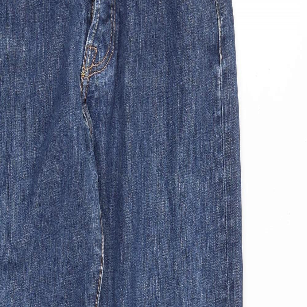 Levi's Mens Blue Cotton Tapered Jeans Size 30 in L32 in Regular Button