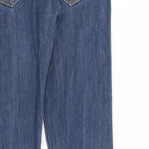 Levi's Mens Blue Cotton Tapered Jeans Size 30 in L32 in Regular Button