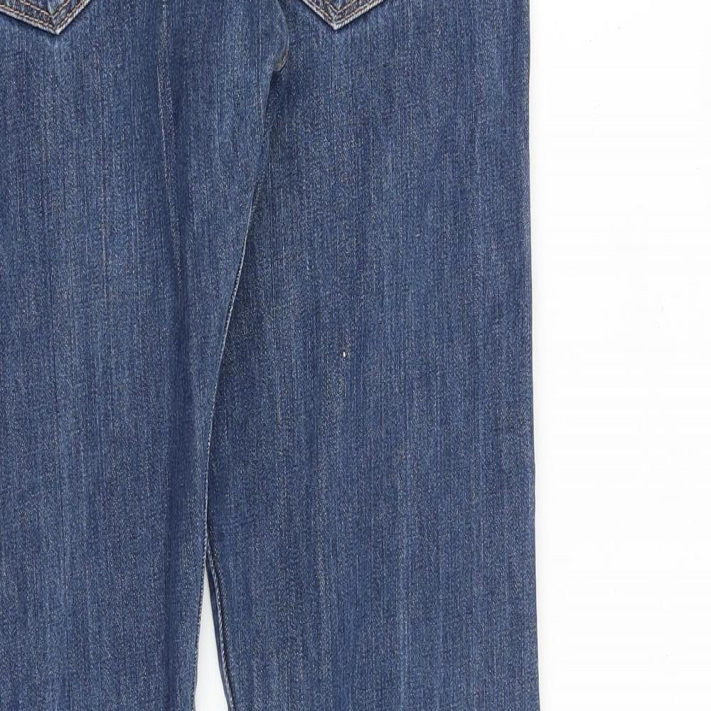 Levi's Mens Blue Cotton Tapered Jeans Size 30 in L32 in Regular Button