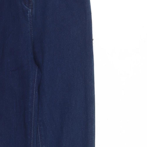 TU Girls Blue Cotton Skinny Jeans Size 12 Years L27 in Slim Zip