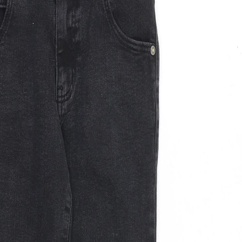 George Boys Grey Cotton Skinny Jeans Size 8-9 Years L21 in Regular Zip