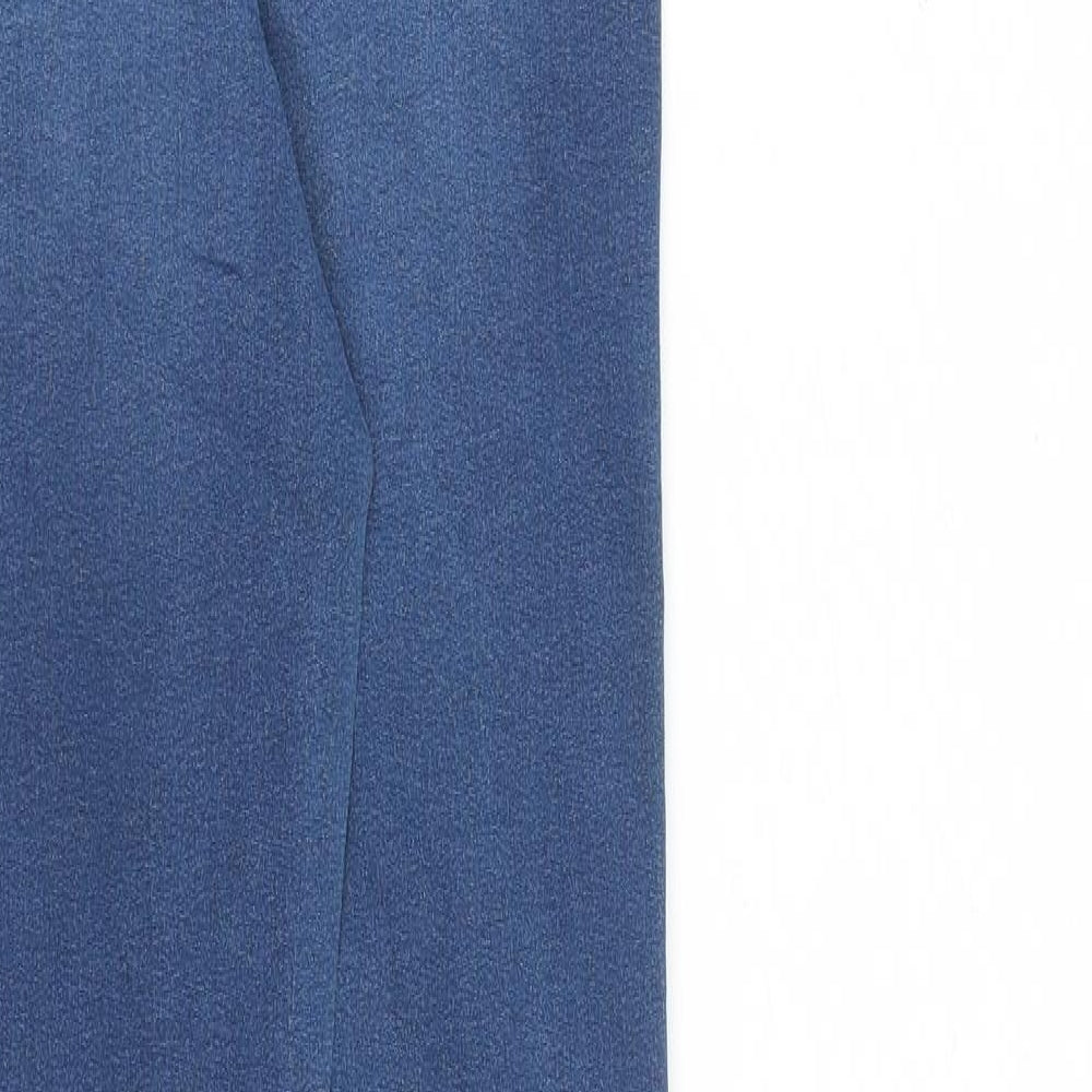 Marks and Spencer Womens Blue Cotton Skinny Jeans Size 8 L30 in Regular
