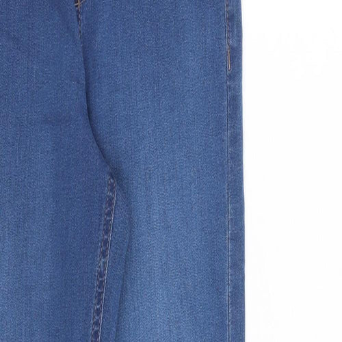 Marks and Spencer Womens Blue Cotton Jegging Jeans Size 6 L29 in Slim