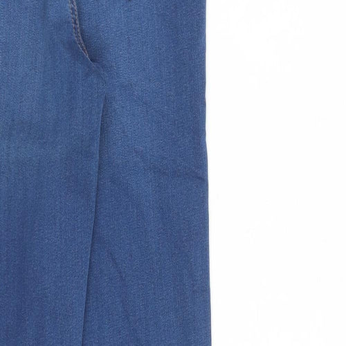 Marks and Spencer Womens Blue Cotton Jegging Jeans Size 6 L29 in Slim