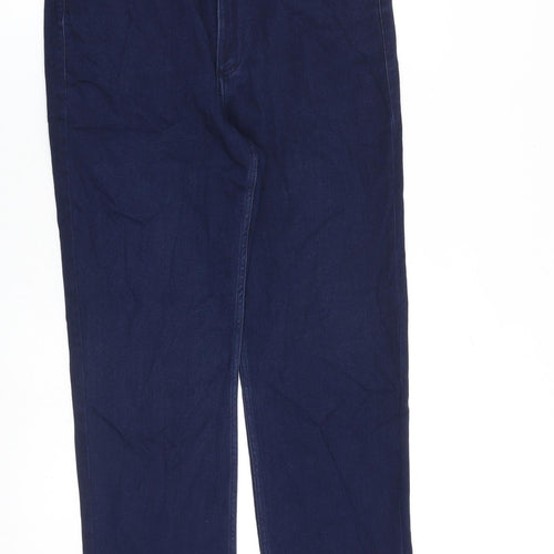 Roma Womens Blue Cotton Straight Jeans Size 32 in L29 in Regular Zip