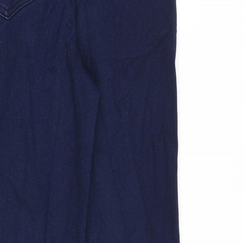 Roma Womens Blue Cotton Straight Jeans Size 32 in L29 in Regular Zip
