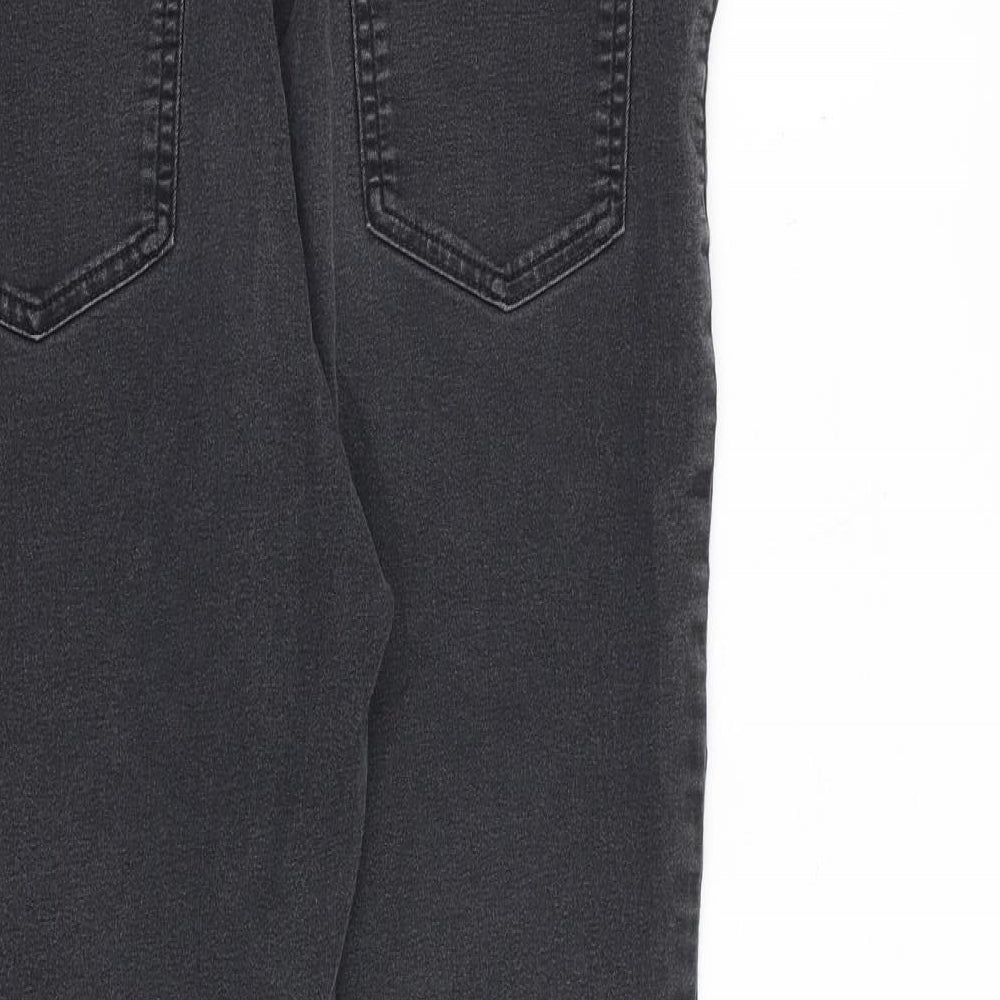 Marks and Spencer Womens Grey Cotton Jegging Jeans Size 14 L27 in Regular