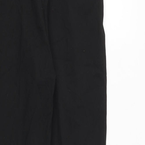ASOS Womens Black Polyester Dress Pants Trousers Size 28 in L30 in Regular Zip