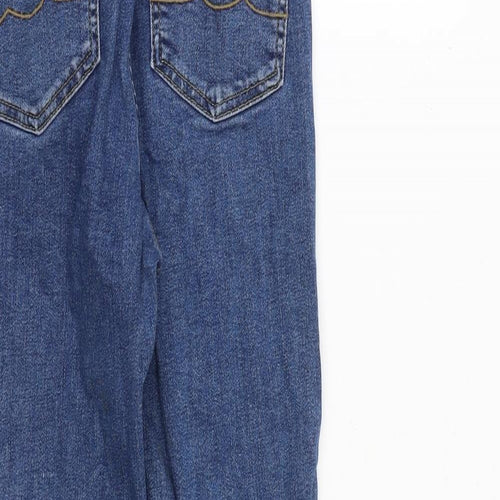 Oasis Womens Blue Cotton Skinny Jeans Size 6 L26 in Slim Zip