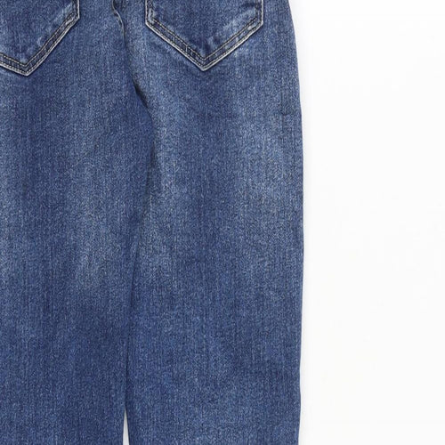 NEXT Boys Blue Cotton Skinny Jeans Size 10 Years L23 in Regular Zip