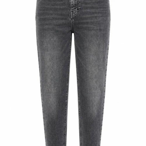 Topshop Womens Grey Cotton Skinny Jeans Size 28 in L32 in Regular Zip - Raw Hem