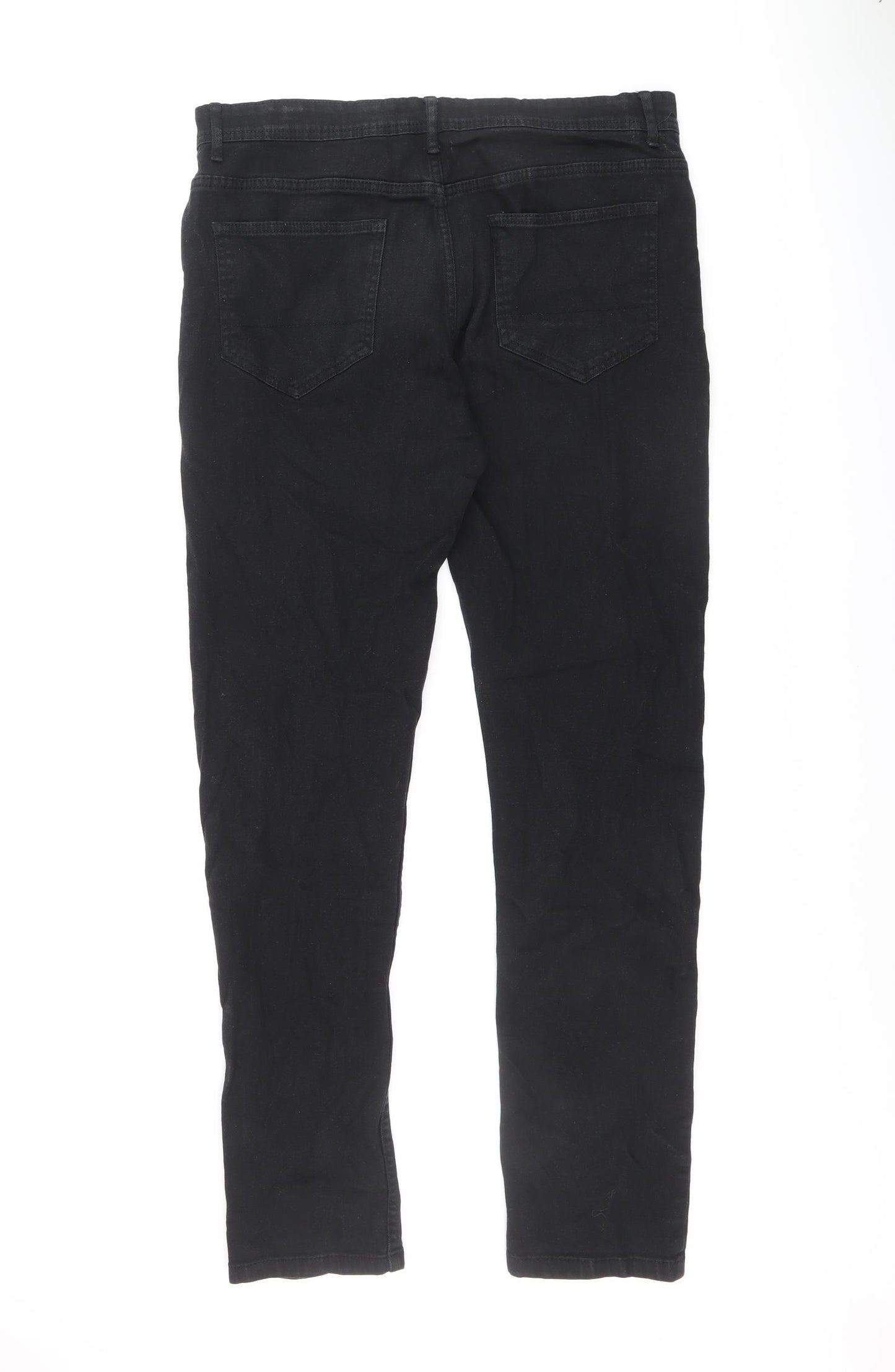 Denim & Co. Mens Black Cotton Skinny Jeans Size 34 in L31 in Regular Zip