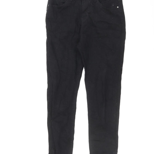 PAPER+DTICH Womens Black Cotton Skinny Jeans Size 30 L26 in Regular Zip